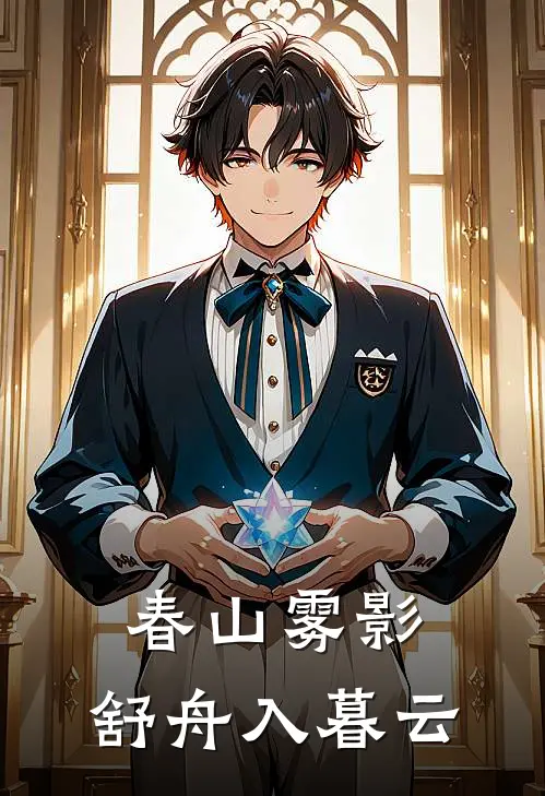 春山雾影，舒舟入暮云