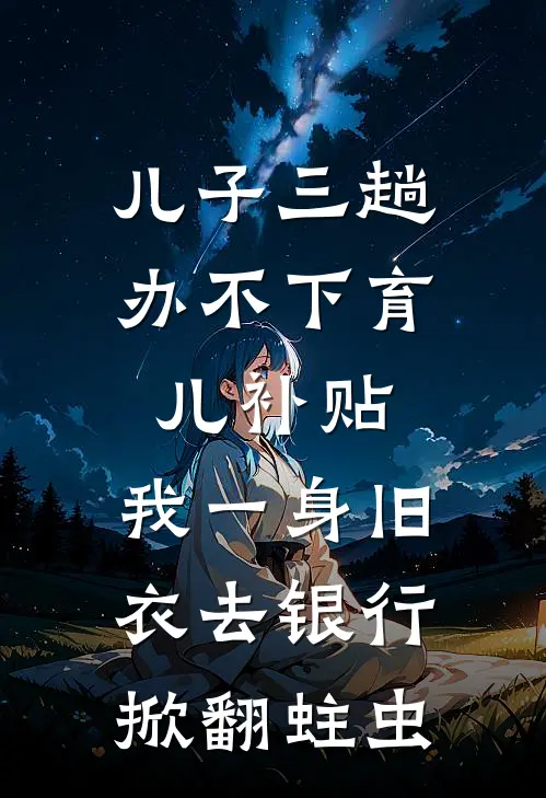 儿子三趟办不下育儿补贴，我一身旧衣去银行掀翻蛀虫