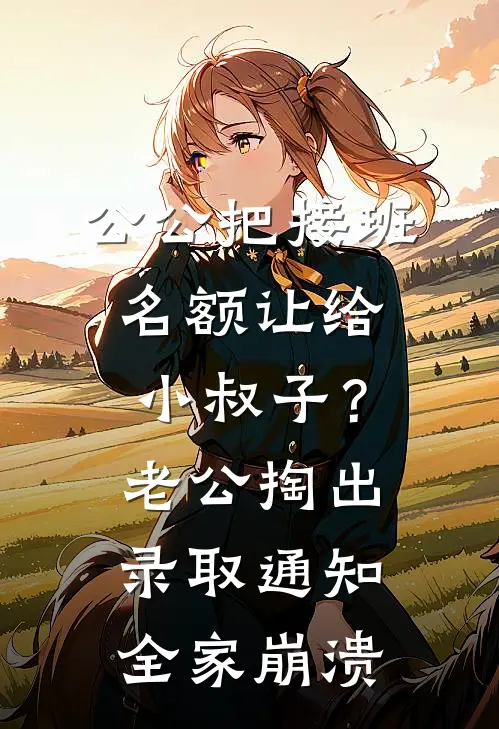 公公把接班名额让给小叔子？老公掏出录取通知全家崩溃
