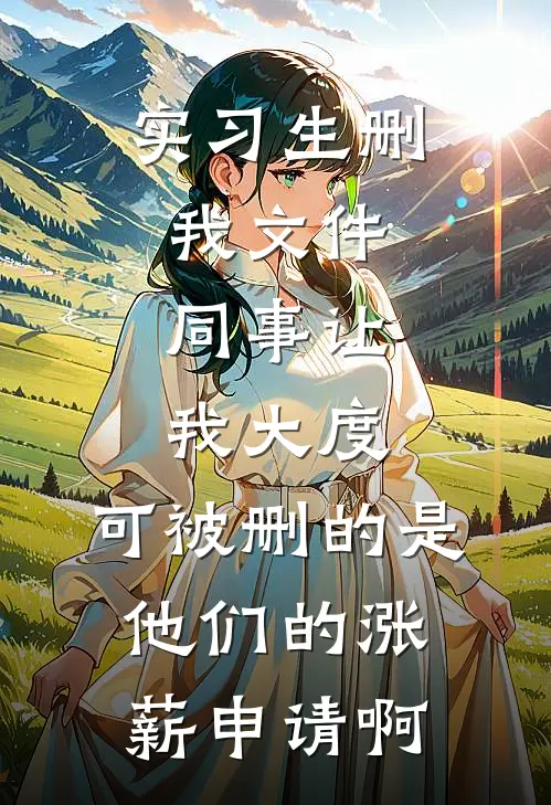 实习生删我文件，同事让我大度，可被删的是他们的涨薪申请啊