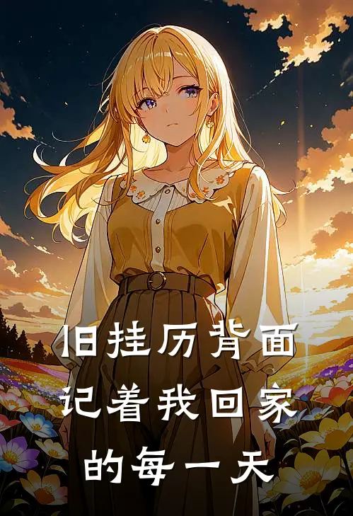 旧挂历背面，记着我回家的每一天