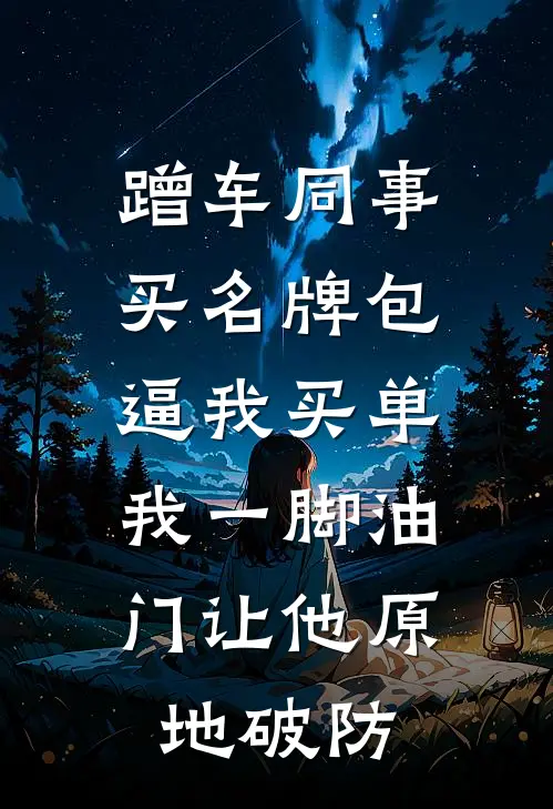 蹭车同事买名牌包逼我买单，我一脚油门让他原地破防