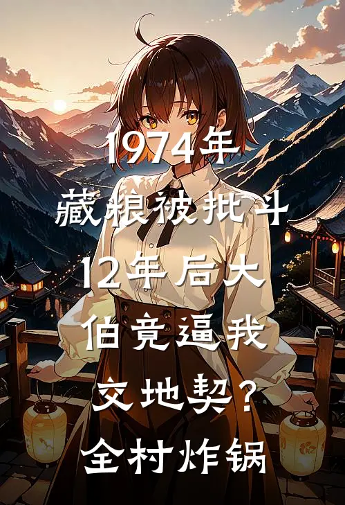 1974年藏粮被批斗，12年后大伯竟逼我交地契？全村炸锅