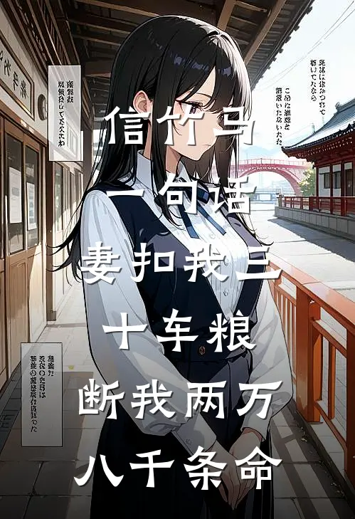 信竹马一句话，妻扣我三十车粮，断我两万八千条命