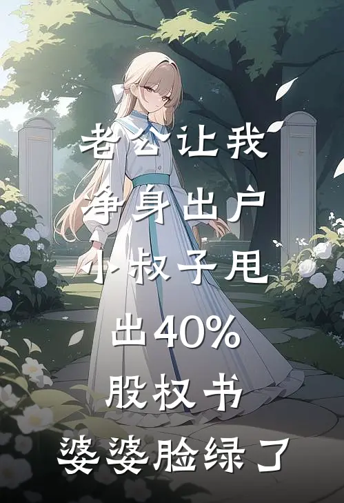 老公让我净身出户，小叔子甩出40%股权书，婆婆脸绿了