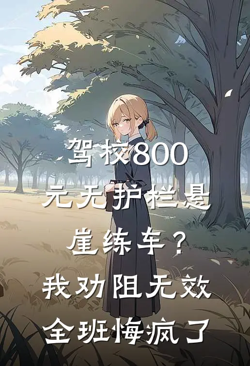 驾校800元无护栏悬崖练车？我劝阻无效，全班悔疯了