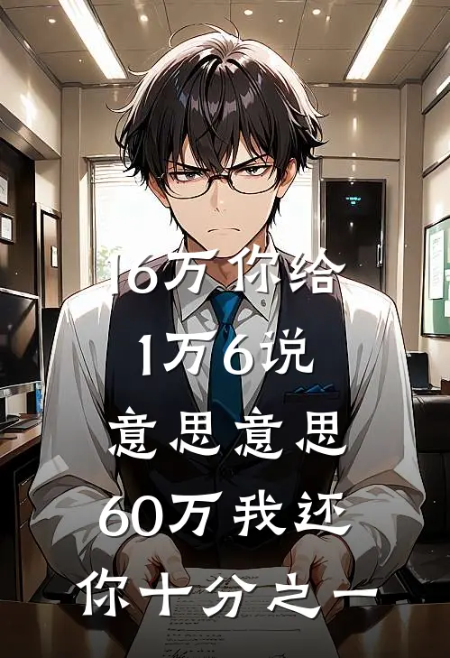 16万你给1万6说意思意思，60万我还你十分之一