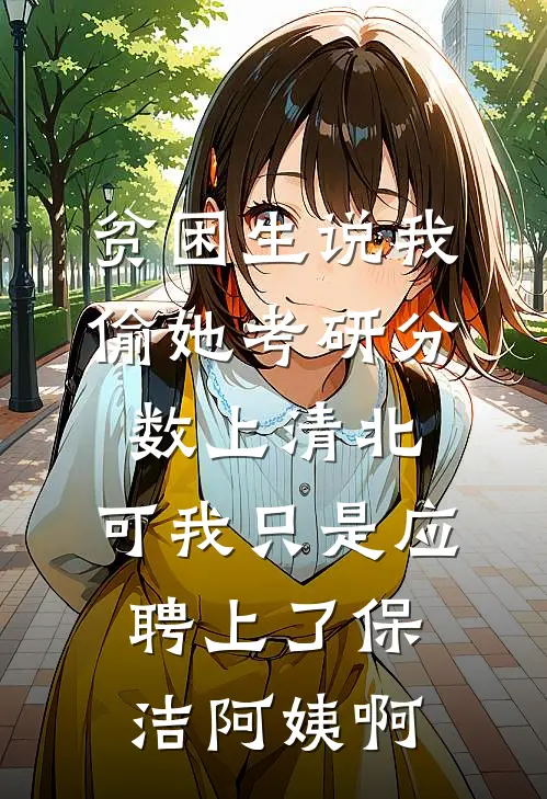 贫困生说我偷她考研分数上清北，可我只是应聘上了保洁阿姨啊