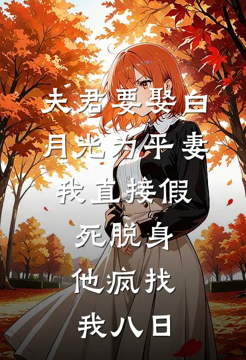 夫君要娶白月光为平妻，我直接假死脱身，他疯找我八日
