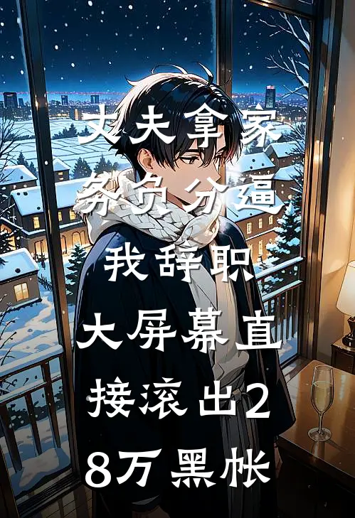 丈夫拿家务负分逼我辞职，大屏幕直接滚出28万黑帐