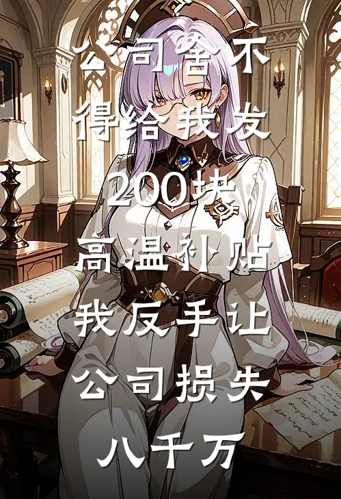 公司舍不得给我发200块高温补贴，我反手让公司损失八千万