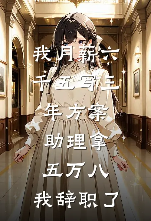 我月薪六千五写三年方案，助理拿五万八，我辞职了