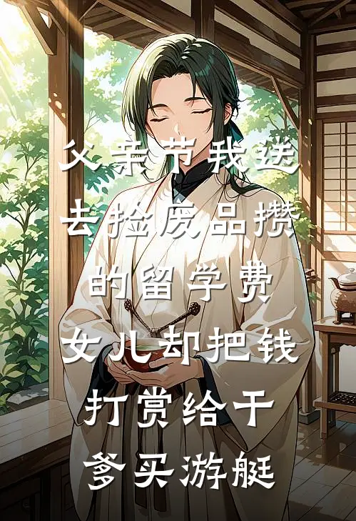 父亲节我送去捡废品攒的留学费，女儿却把钱打赏给干爹买游艇