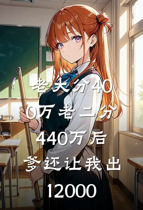 老大分400万老二分440万后，爹还让我出12000
