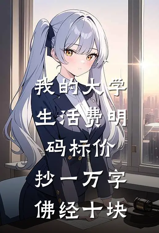 我的大学生活费明码标价，抄一万字佛经十块