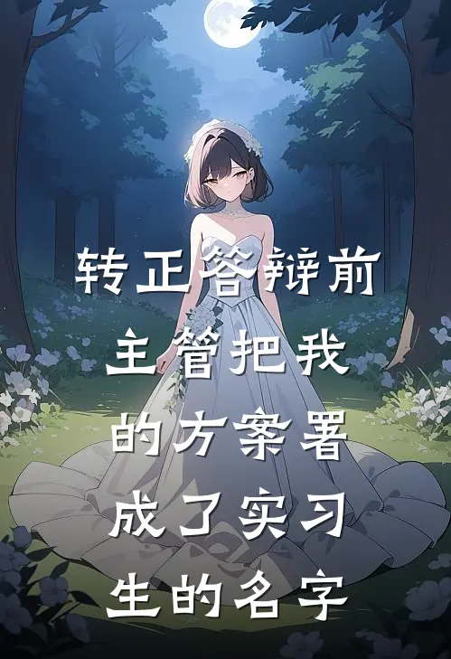 转正答辩前，主管把我的方案署成了实习生的名字