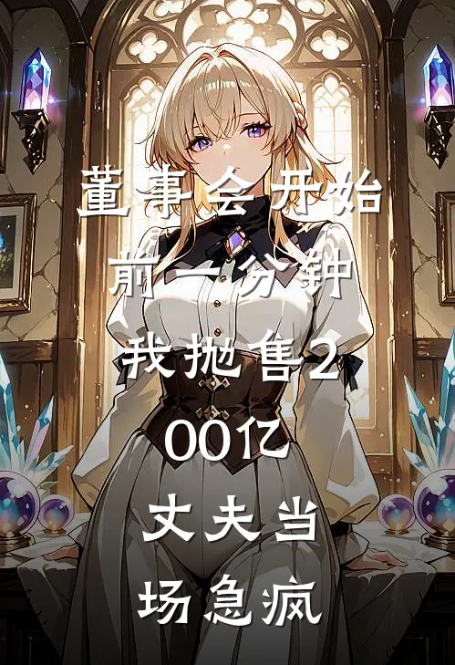 董事会开始前一分钟，我抛售200亿，丈夫当场急疯
