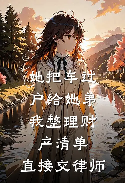 她把车过户给她弟，我整理财产清单，直接交律师