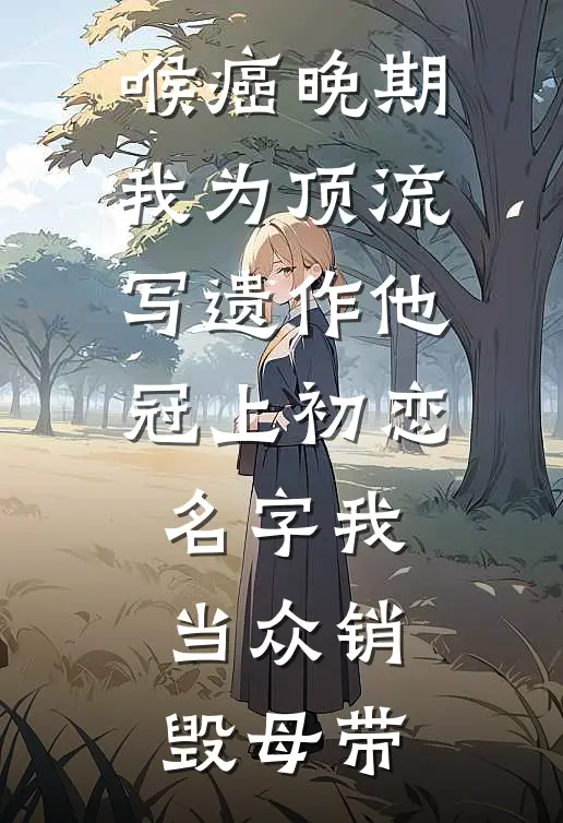 喉癌晚期我为顶流写遗作他冠上初恋名字我当众销毁母带