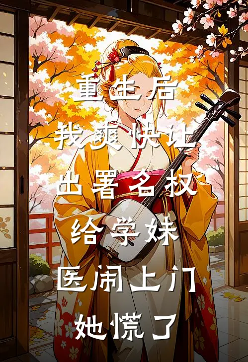 重生后，我爽快让出署名权给学妹，医闹上门她慌了