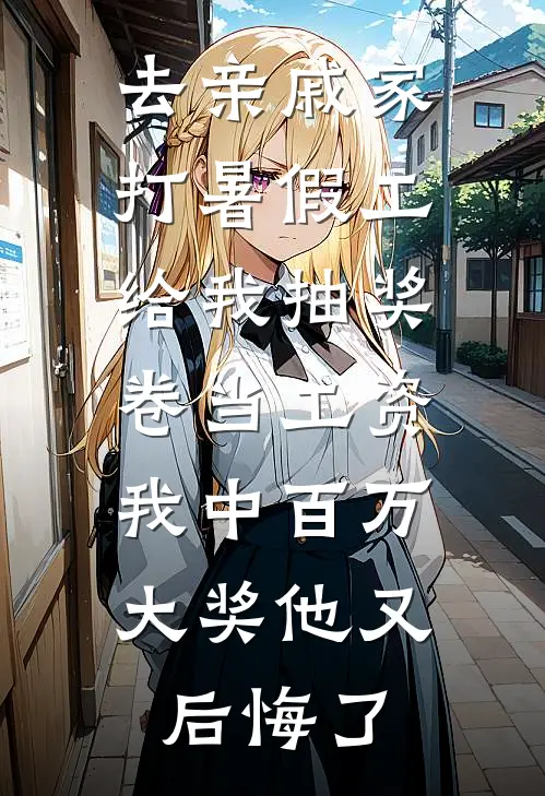 去亲戚家打暑假工给我抽奖卷当工资，我中百万大奖他又后悔了
