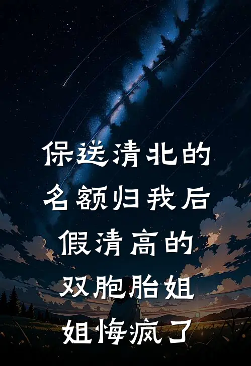保送清北的名额归我后，假清高的双胞胎姐姐悔疯了