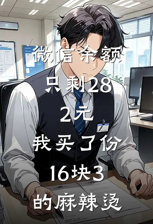 微信余额只剩28.2元，我买了份16块3的麻辣烫