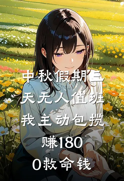 中秋假期三天无人值班，我主动包揽，赚1800救命钱
