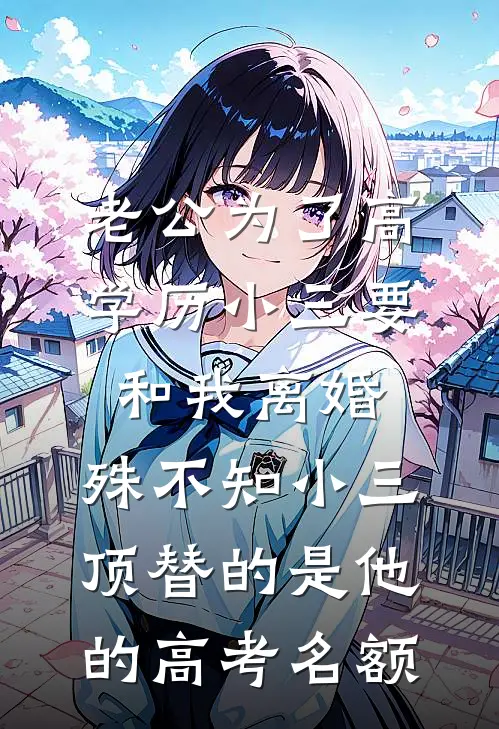 老公为了高学历小三要和我离婚，殊不知小三顶替的是他的高考名额
