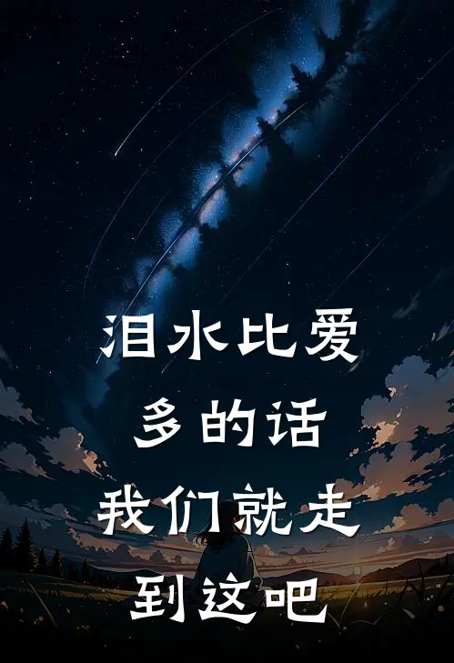泪水比爱多的话，我们就走到这吧