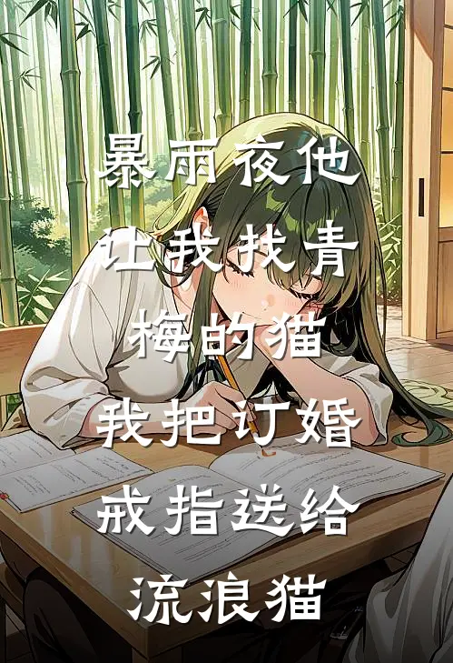 暴雨夜他让我找青梅的猫，我把订婚戒指送给流浪猫