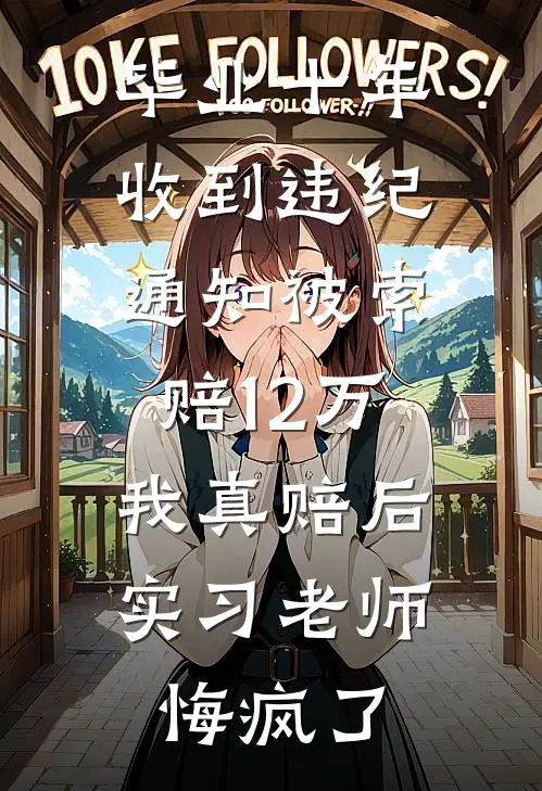 毕业十年收到违纪通知被索赔12万，我真赔后实习老师悔疯了