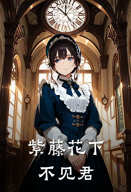 紫藤花下不见君