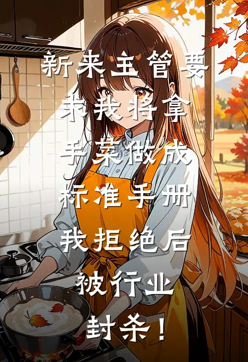 新来主管要求我将拿手菜做成标准手册，我拒绝后，被行业封杀！