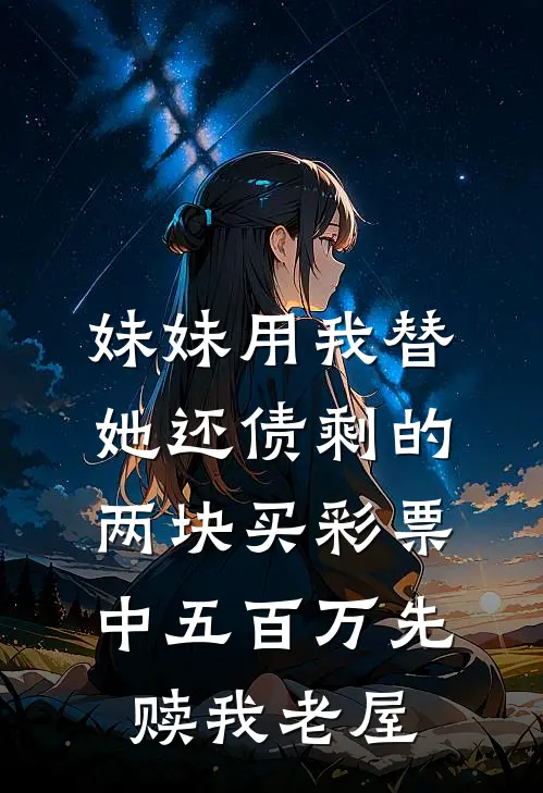 妹妹用我替她还债剩的两块买彩票，中五百万先赎我老屋