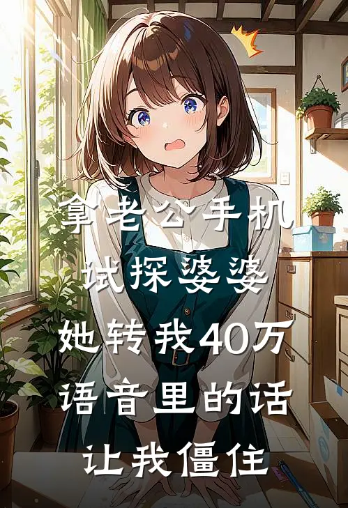 拿老公手机试探婆婆，她转我40万，语音里的话让我僵住