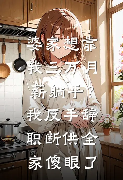 婆家想靠我三万月薪躺平？我反手辞职断供，全家傻眼了