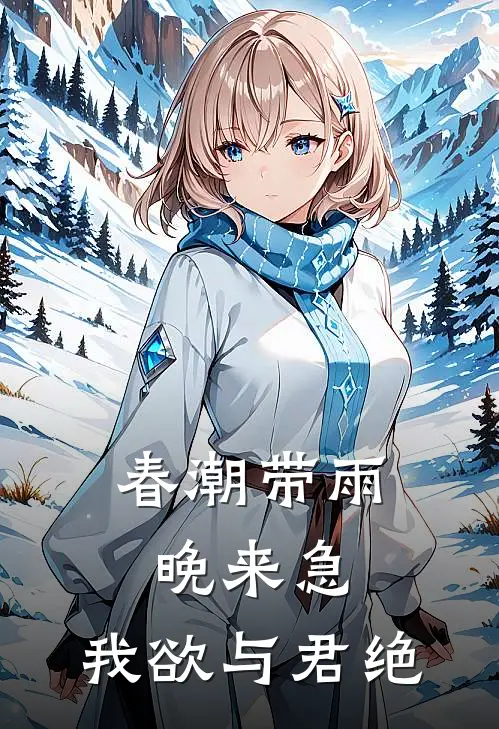 春潮带雨晚来急，我欲与君绝