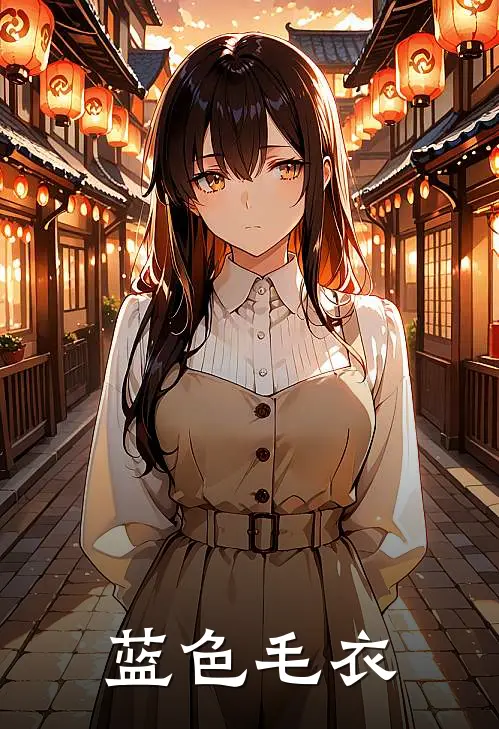 蓝色毛衣