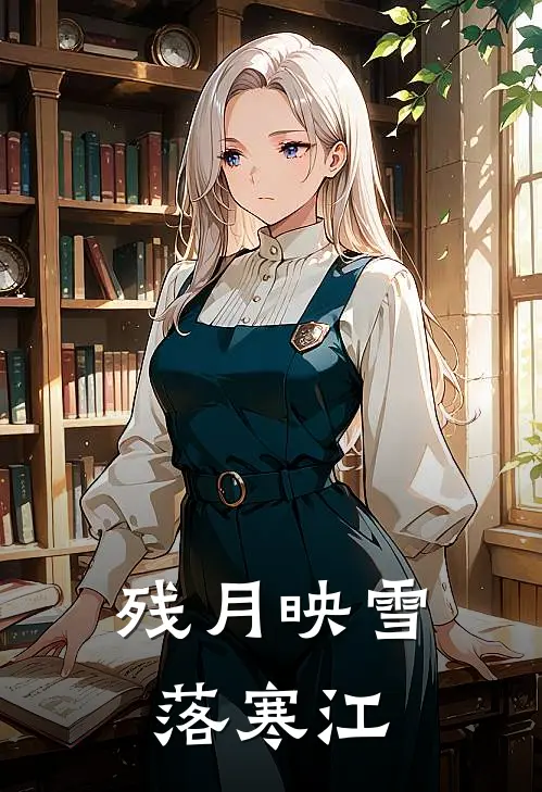 残月映雪落寒江