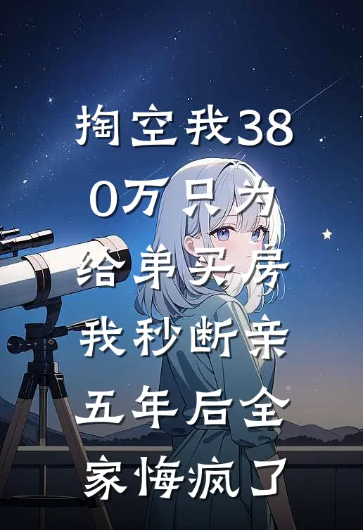 掏空我380万只为给弟买房，我秒断亲五年后全家悔疯了