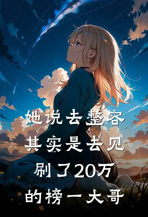 她说去整容，其实是去见刷了20万的榜一大哥