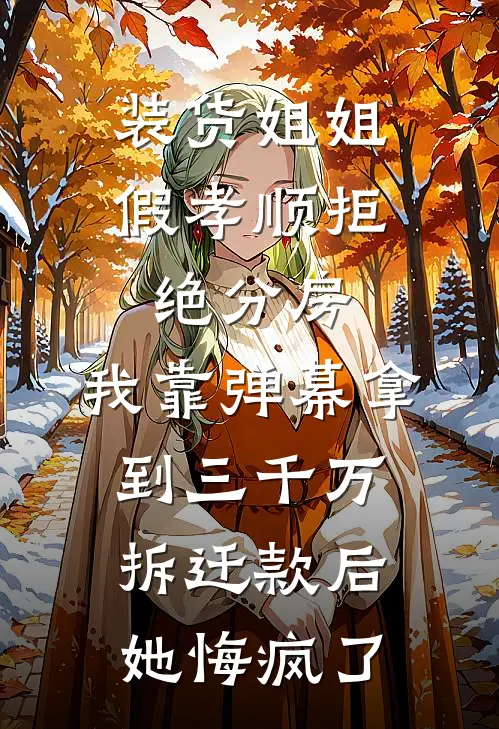 装货姐姐假孝顺拒绝分房，我靠弹幕拿到三千万拆迁款后她悔疯了