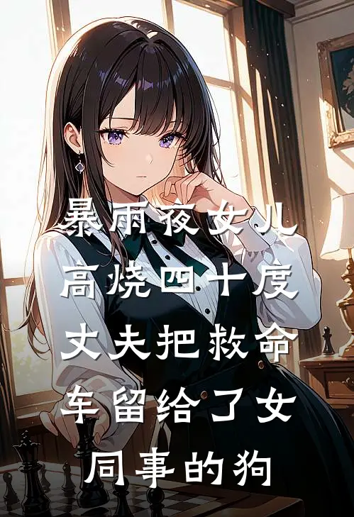 暴雨夜女儿高烧四十度，丈夫把救命车留给了女同事的狗