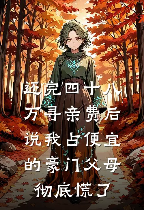 还完四十八万寻亲费后，说我占便宜的豪门父母彻底慌了
