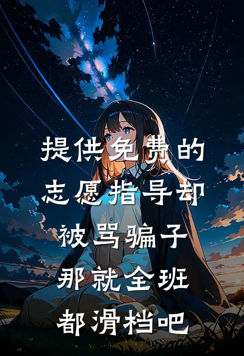 提供免费的志愿指导却被骂骗子，那就全班都滑档吧