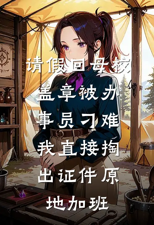 请假回母校盖章被办事员刁难，我直接掏出证件原地加班
