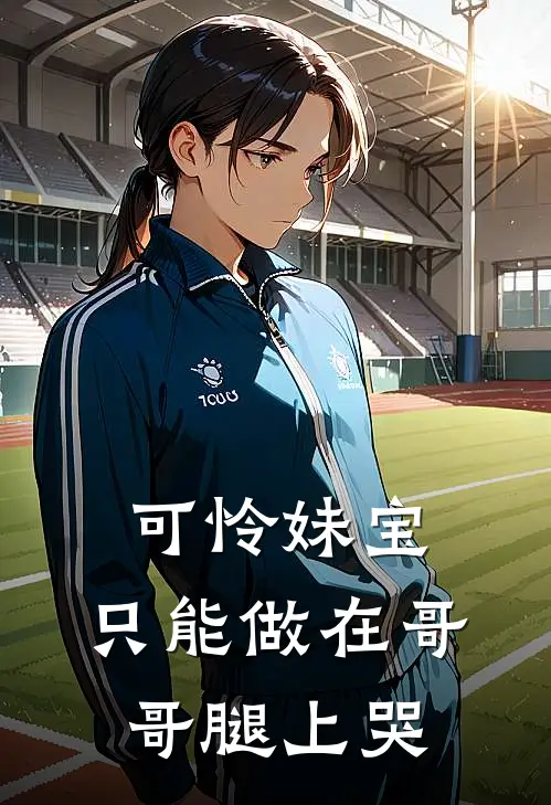可怜妹宝，只能做在哥哥腿上哭