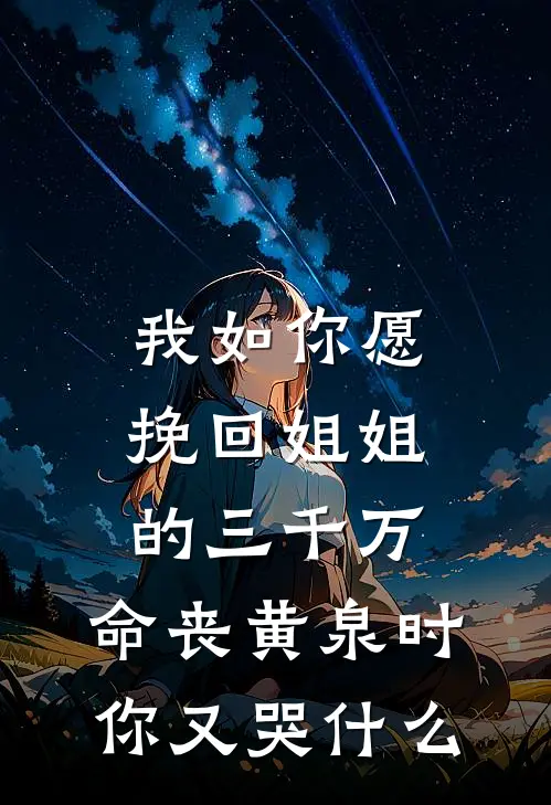 我如你愿挽回姐姐的三千万，命丧黄泉时你又哭什么