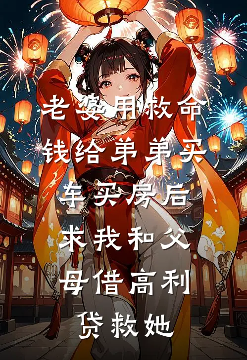 老婆用救命钱给弟弟买车买房后，求我和父母借高利贷救她